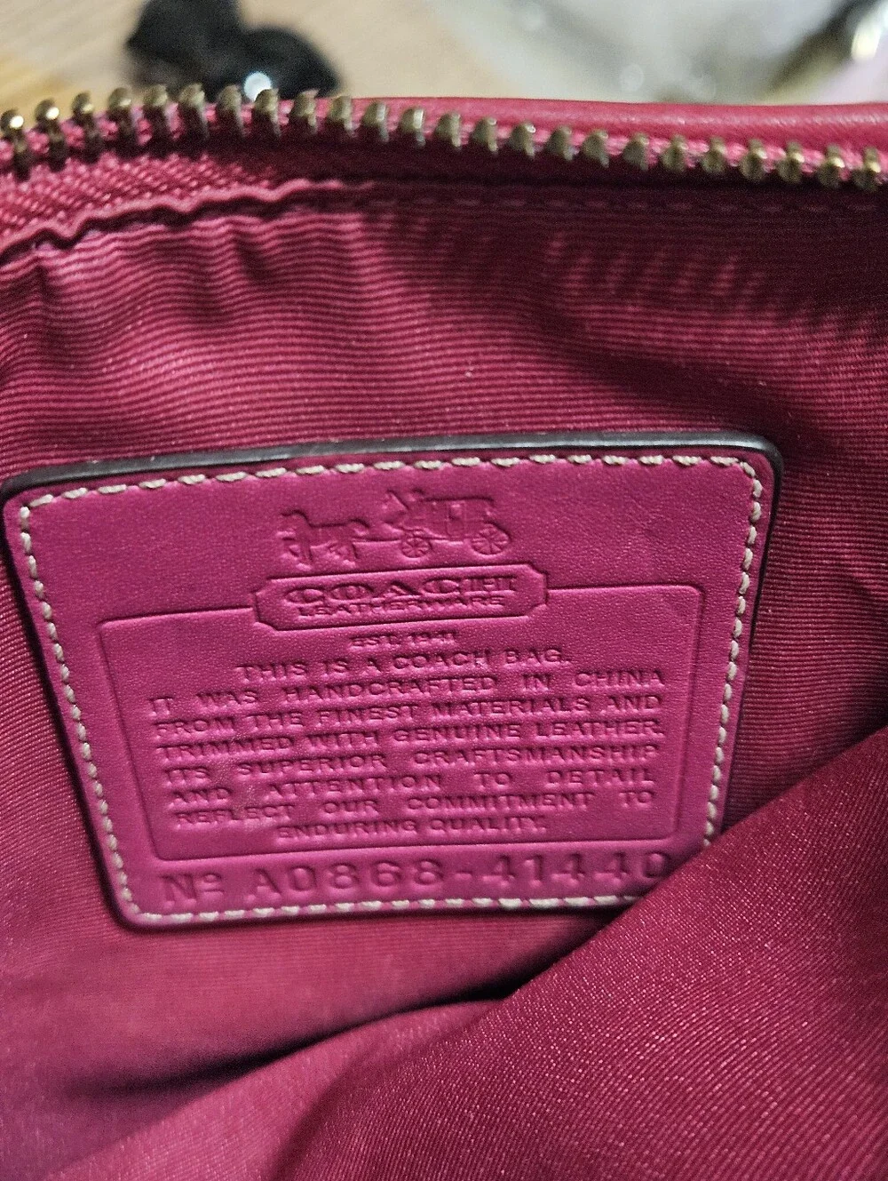 Coach used item